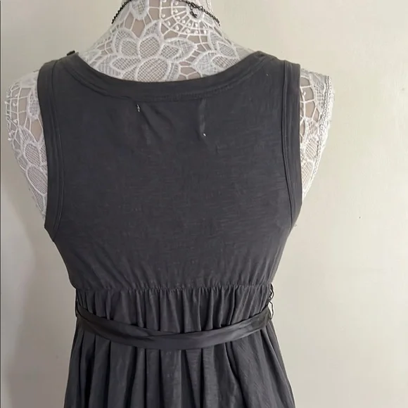 Buffalo David Bitton Gray Asymmetrical Wrap Sundress - Picture 11 of 15